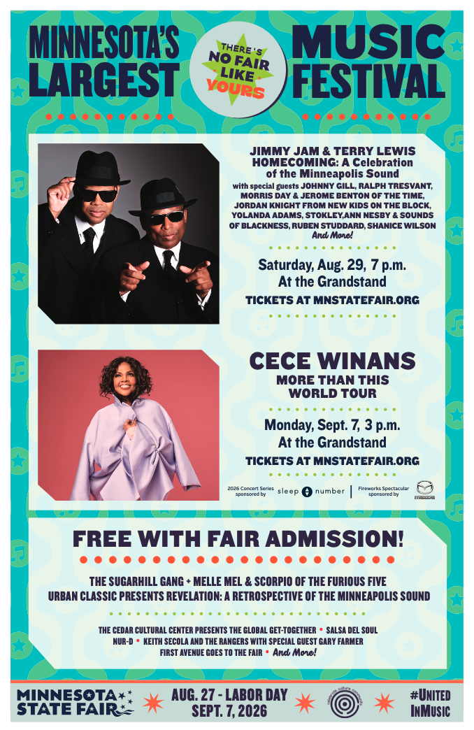 900 Shows, 100+ Acts, 12 Days & Nights All free with the price of fair admission!